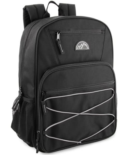 Mountain Edge Bungee Backpack, Black