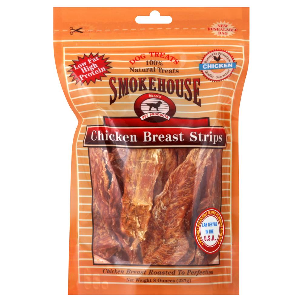 Smokehouse Chicken Breast Strips Dog Treats (8 oz)