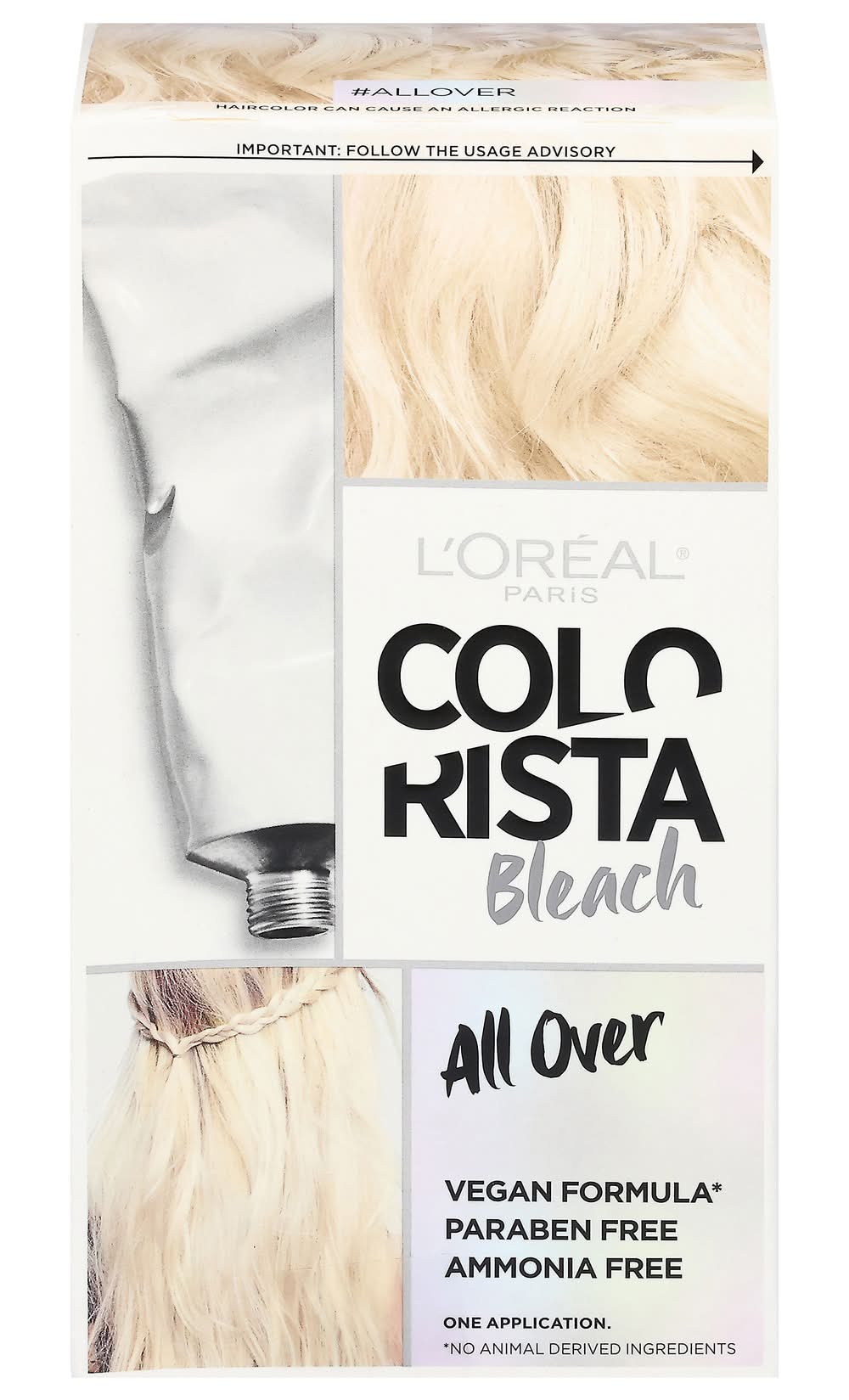Colorista All Over Hair Bleach Kit With Semi Permanent Color