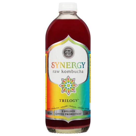 Gt's Synergy Trilogy Raw Kombucha (48 fl oz)