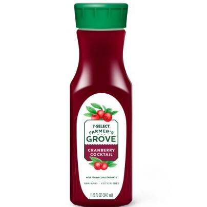 7 Select Farmers Grove Cranberry Juice 11.5oz