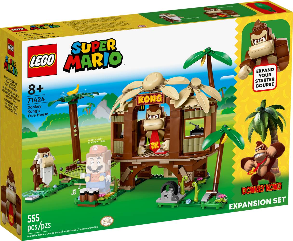 LEGO · Super mario casa del árbol de donkey kong 71424