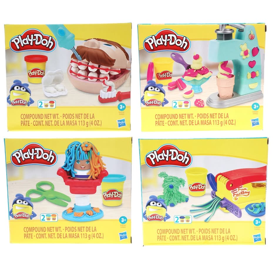 Play-Doh Kids' Classic Mini Dough Sets For Age 3+ (4 pack)