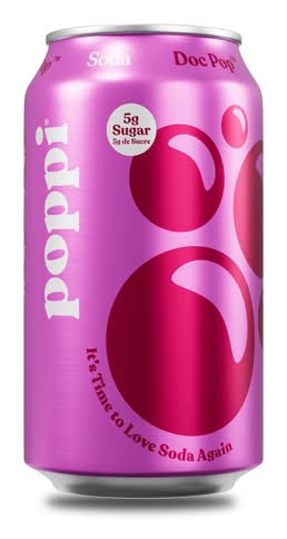 Poppi boisson gazeuse (355 ml) (doc pop) - poppi doc pop soda (355 ml)