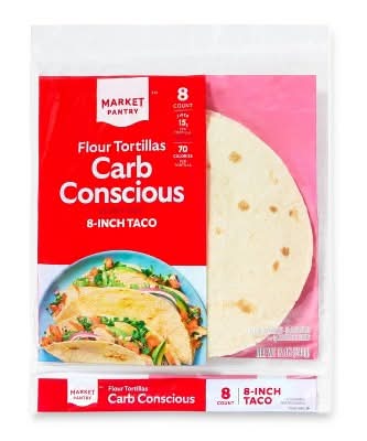 Market Pantry Carb Conscious Flour Tortilla (0.6 oz, 8 ct)