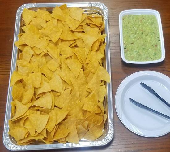 Corn Tortilla Chips and 28oz Guacamole
