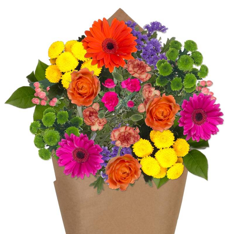 Bella Bouquet - Orange & Pink Gerbera Daisies