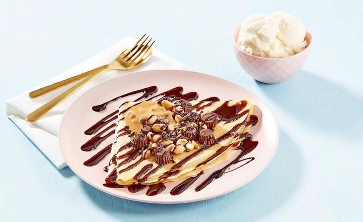 PB & Chocolate Concoction Crepe