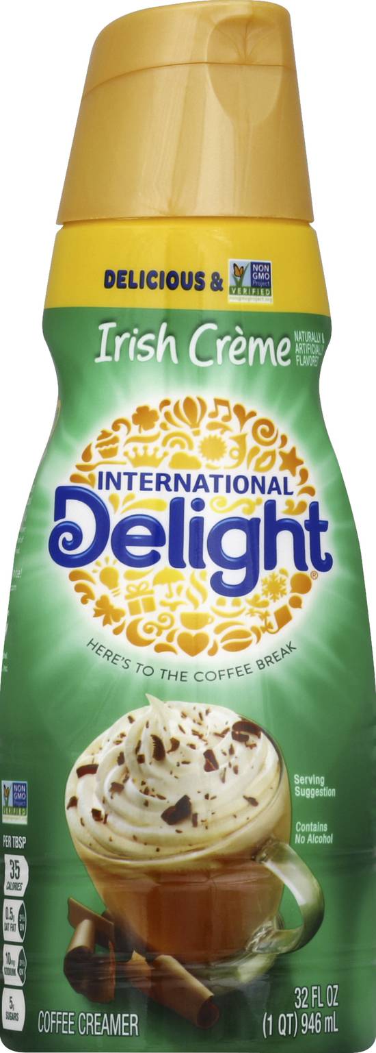 International Delight Gourmet Irish Creme Cafe Coffee Creamer