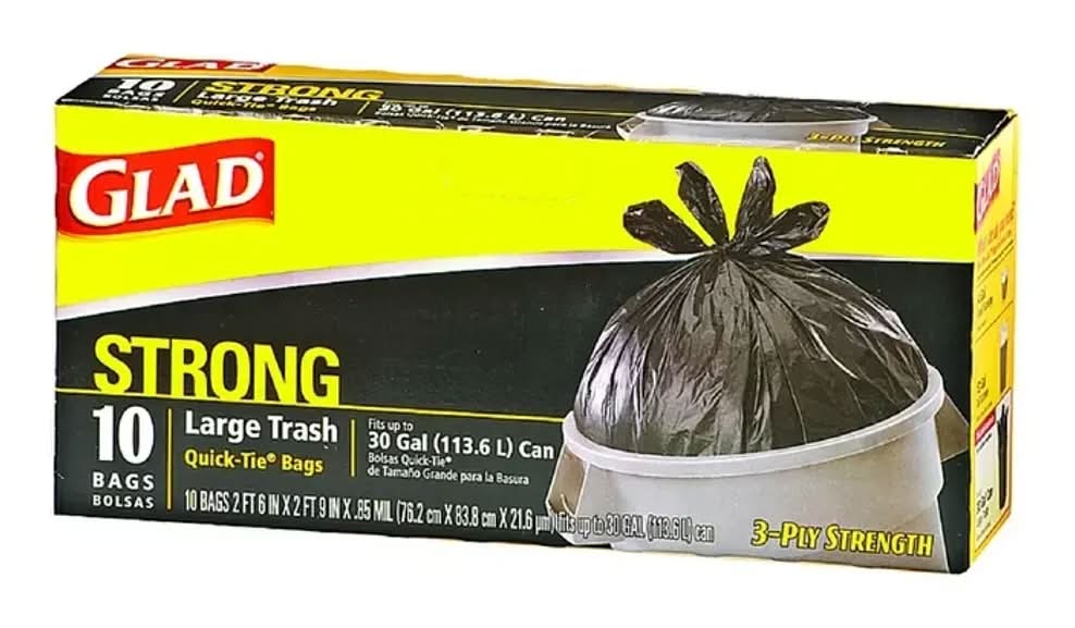 Glad Strong Quick Tie Large Trash Bags