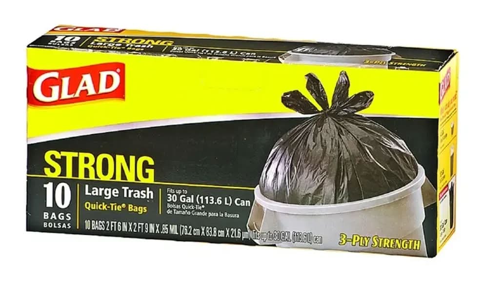Glad Strong Quick Tie Large Trash Bags