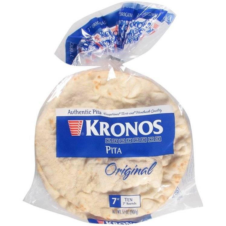 Kronos Authentic Pita Breads, 7" (32 oz, 10 ct)