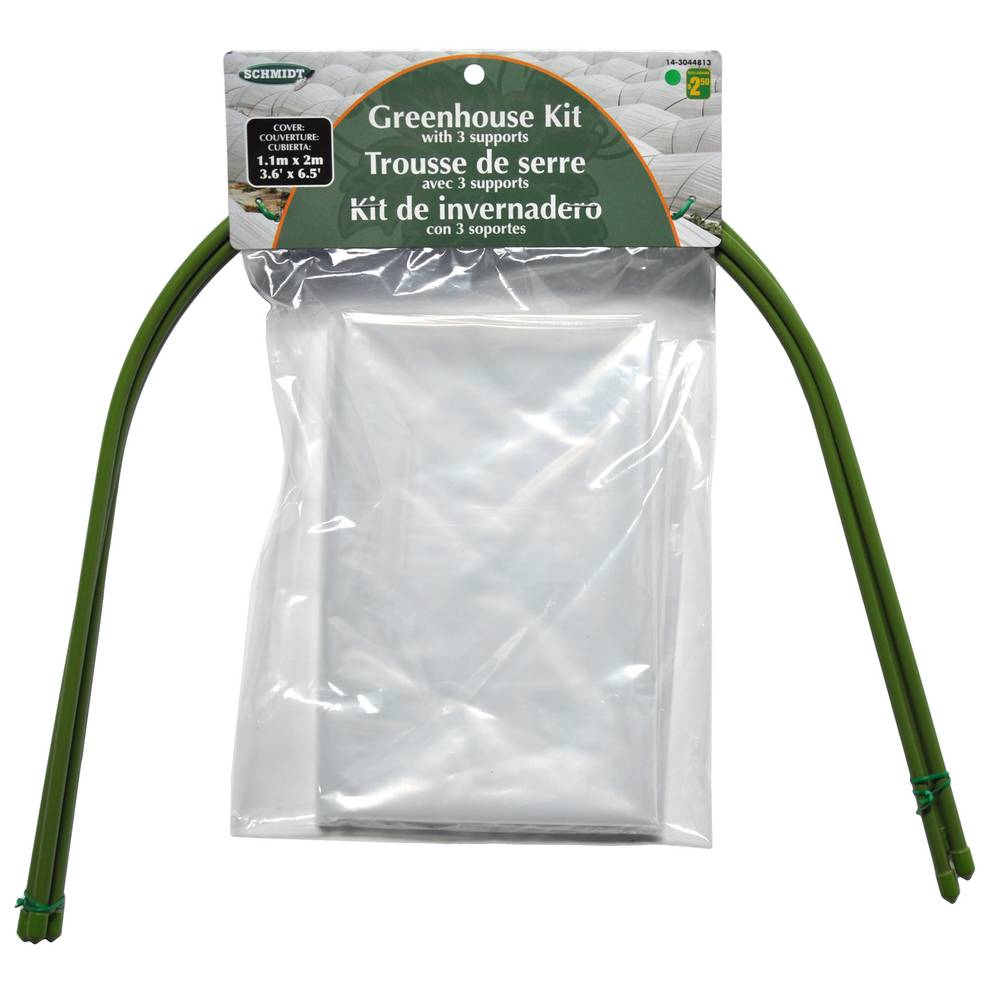 Greenhouse Kit With 3 Supports