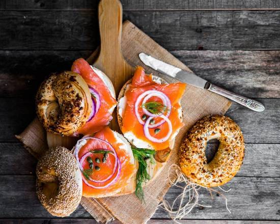 Toasted Large Lox Bagel