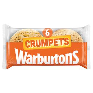 Warbutons 6 Crumpets (Co-op Member Price £0.95 *T&Cs apply)