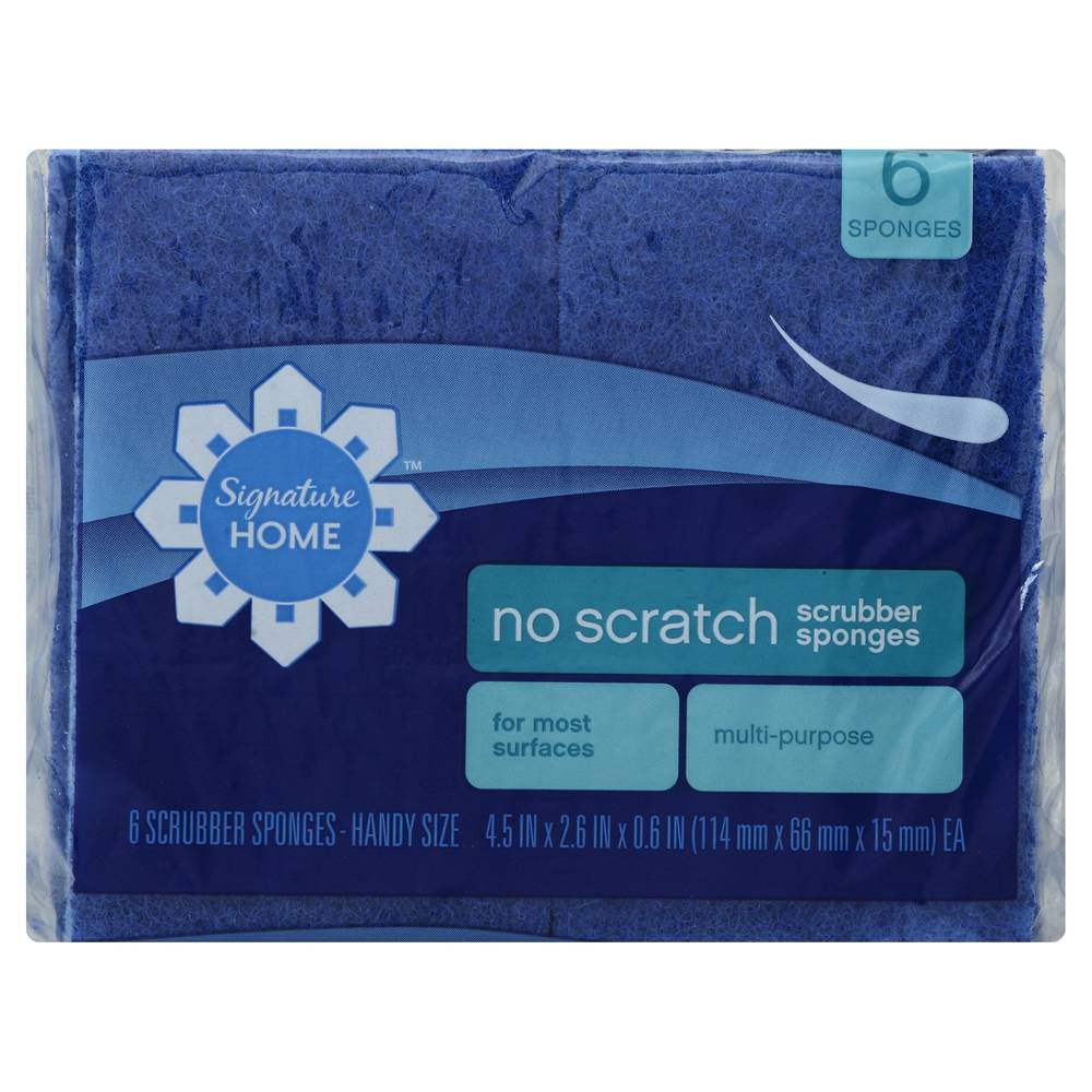 Signature Home No Scratch Scrubber Sponges (6 ct)