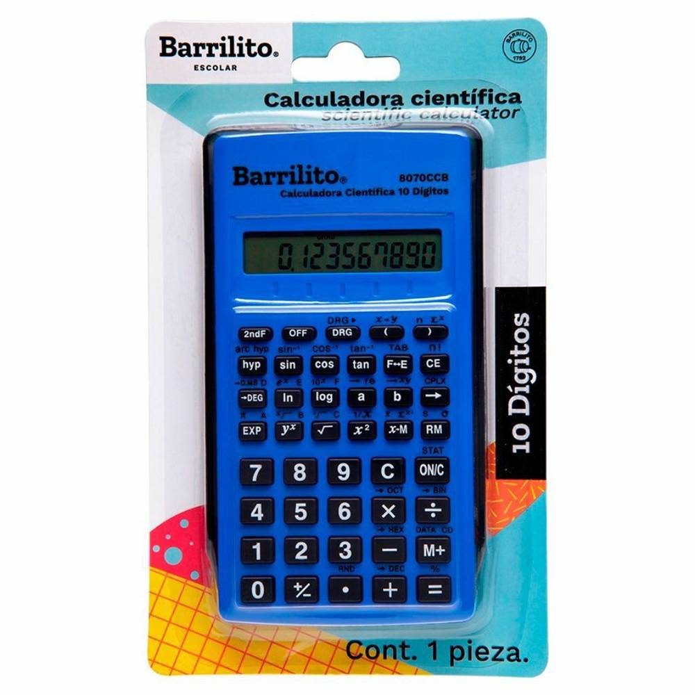 Barrilito · Calculadora científica 10 digitos