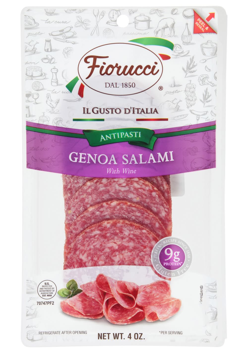Fiorucci Genoa Salami (4 oz)