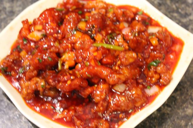 Sweet and Sour Manchurian Chicken