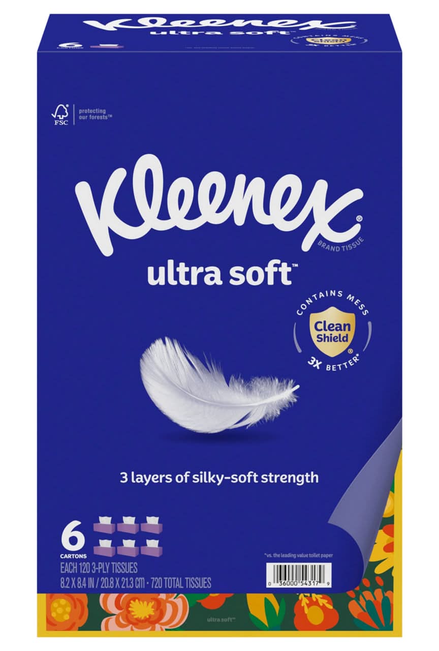 Kleenex Ultra Soft 3-Ply Tissues