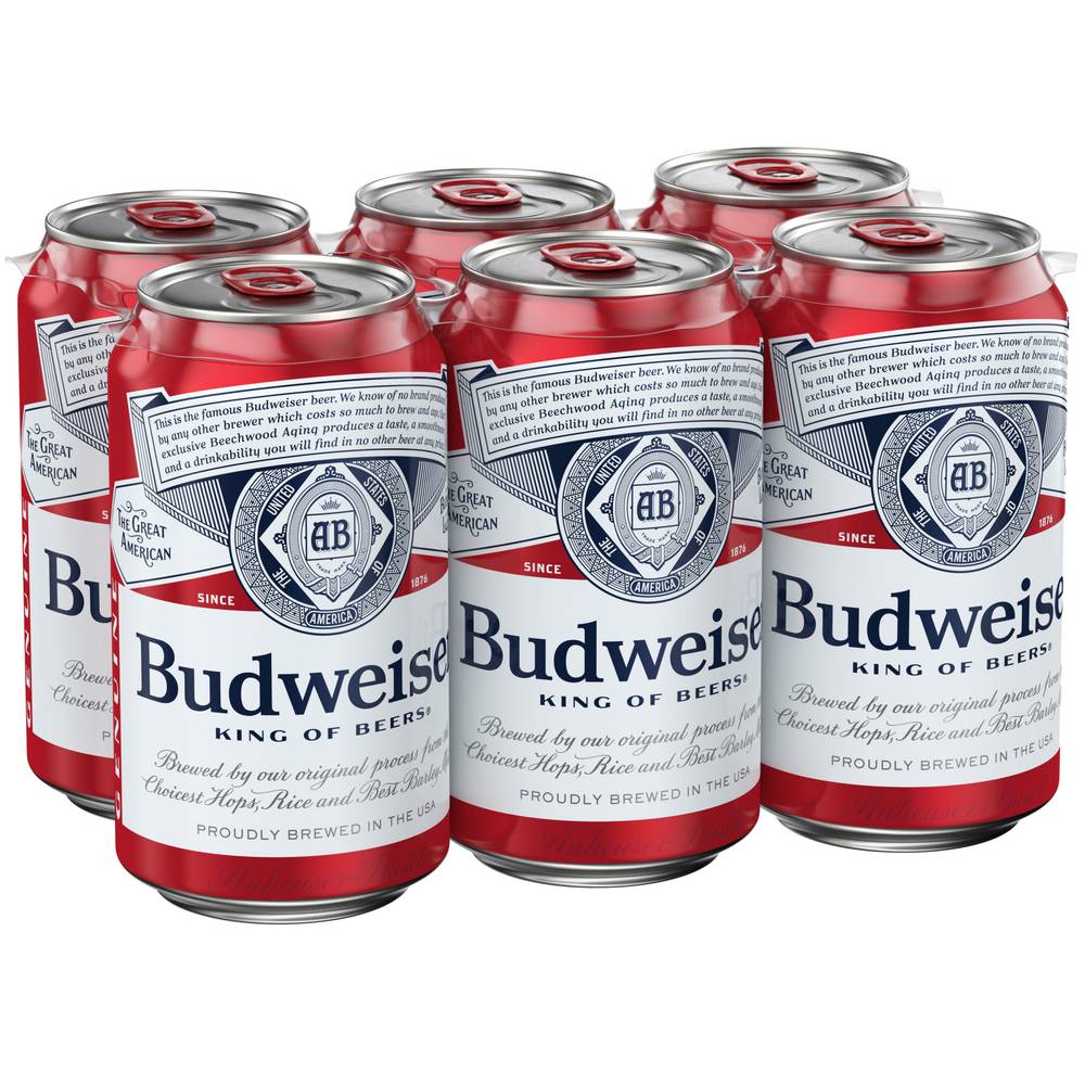 Budweiser King Of Beer (6 x 12 fl oz)