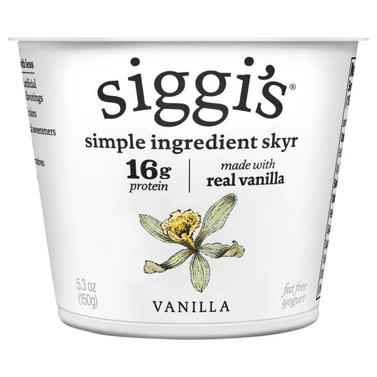 Siggi's Non Fat Vanilla Yogurt