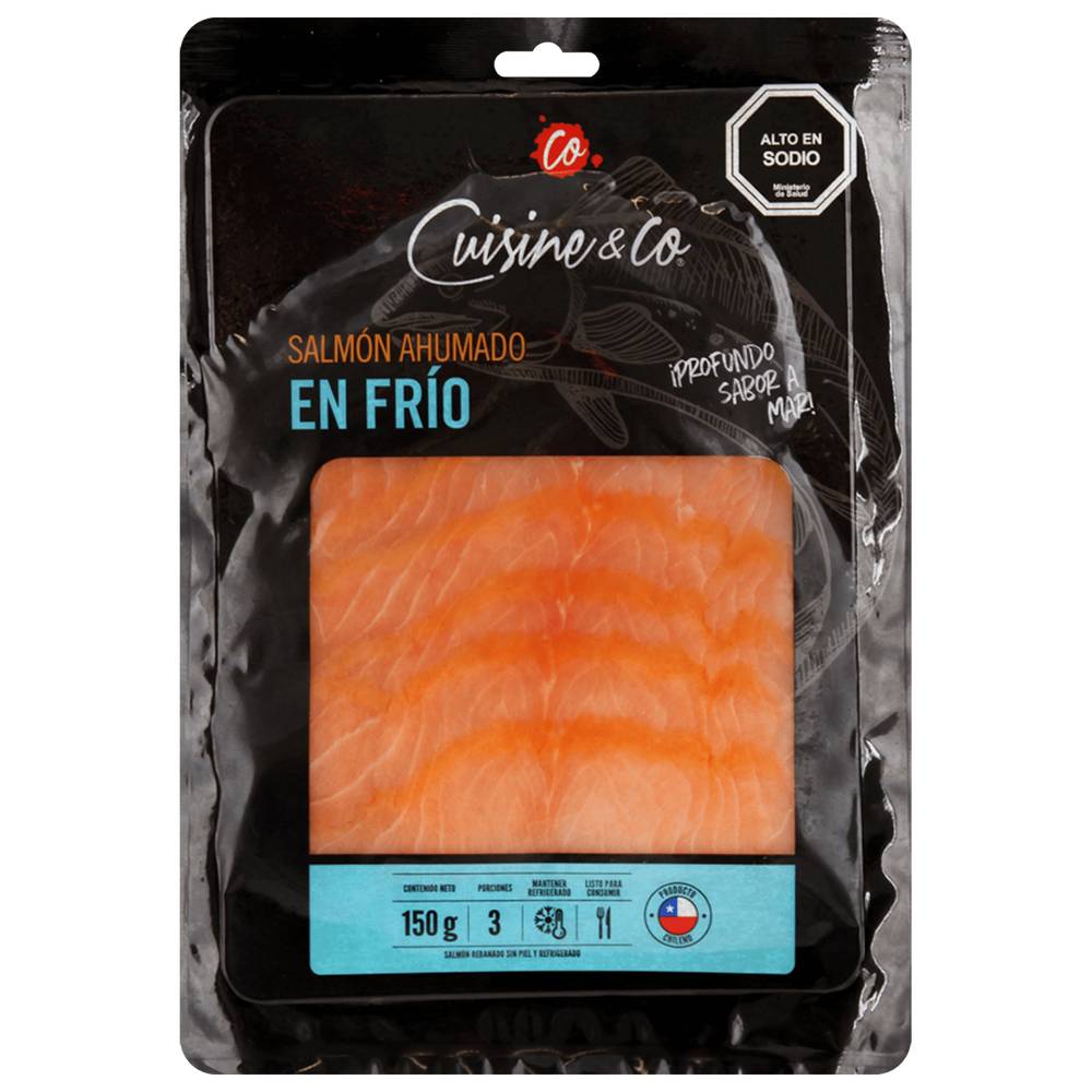 Cuisine & co salmón ahumado en frío (150 g)