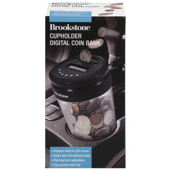 Brookstone Cupholder Digital Coin Bank