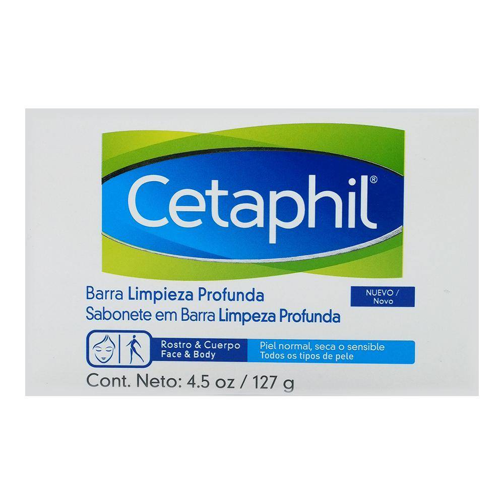 Cetaphil · Barra de limpieza profunda (127 g)