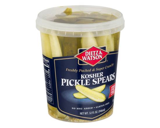 Dietz & Watson · Kosher Pickle Spears (32 fl oz)
