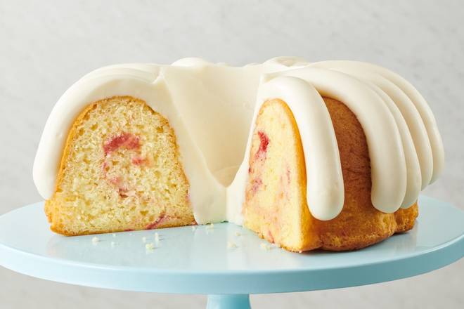 White Chocolate Raspberry 8” Bundt Cake