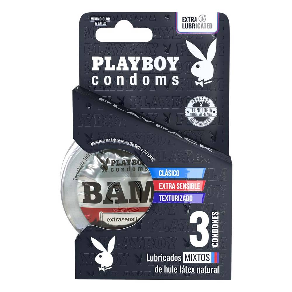 Playboy · Condones play pack edición especial (200 g)