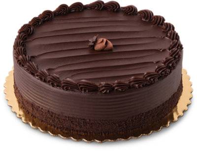 Bakery Cake Chocolate Fudge 1 Layer