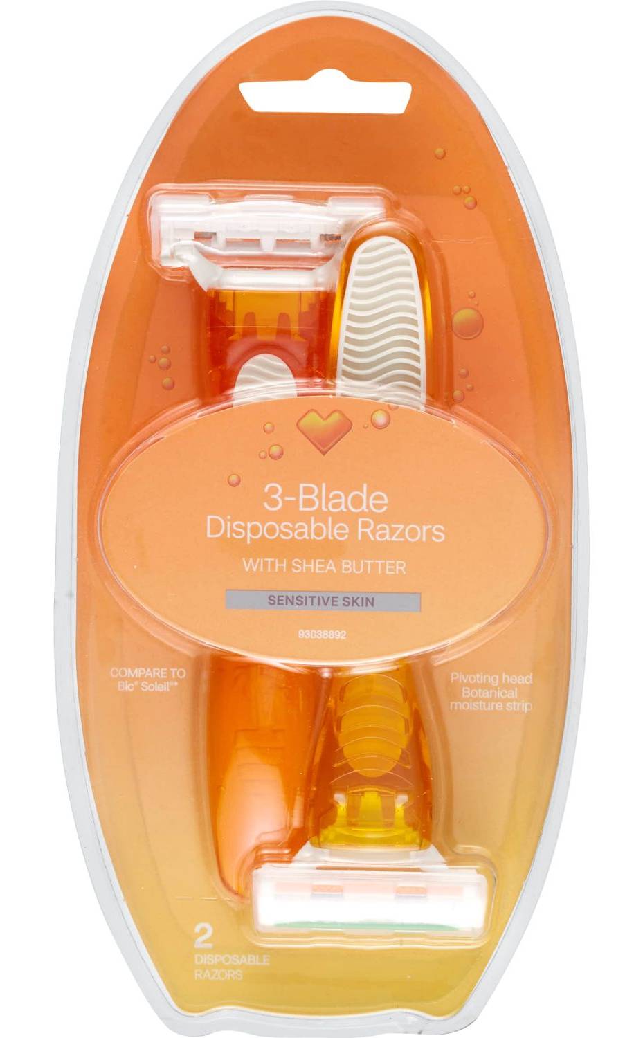 Cvs Beauty 3-Blade Women'S Disposable Razors, 2 Ct