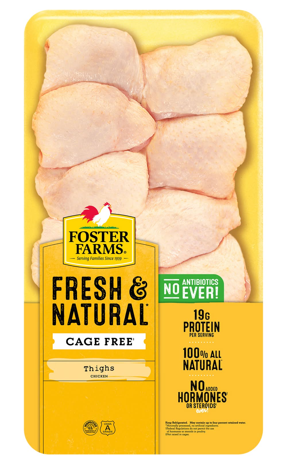 Foster Farms Fresh & Natural Chicken Thighs Value pack