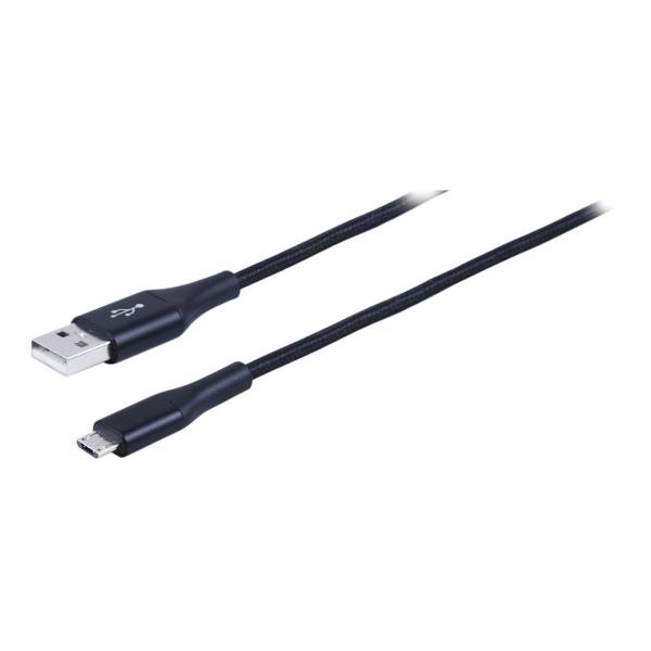 Ativa Usb Type-A To Micro Usb Cable, 9', Black, 46893