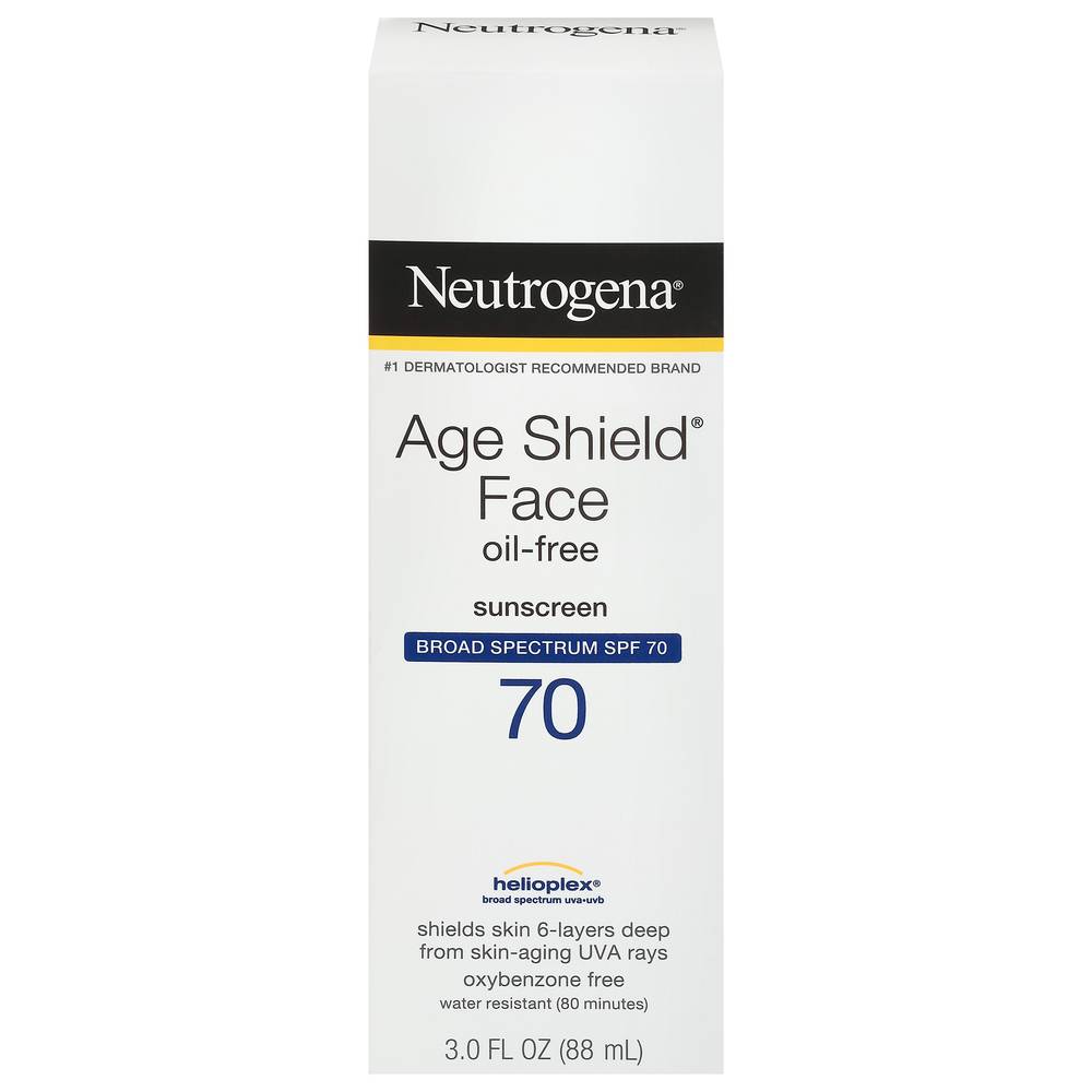 Neutrogena Age Shield Face Broad Spectrum Spf 70 Sunscreen