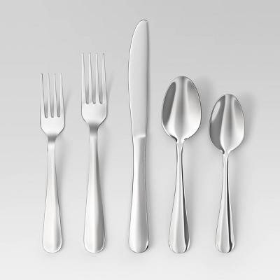 Room Essentials Stainless Steel Teagan Silverware Set (20 ct)