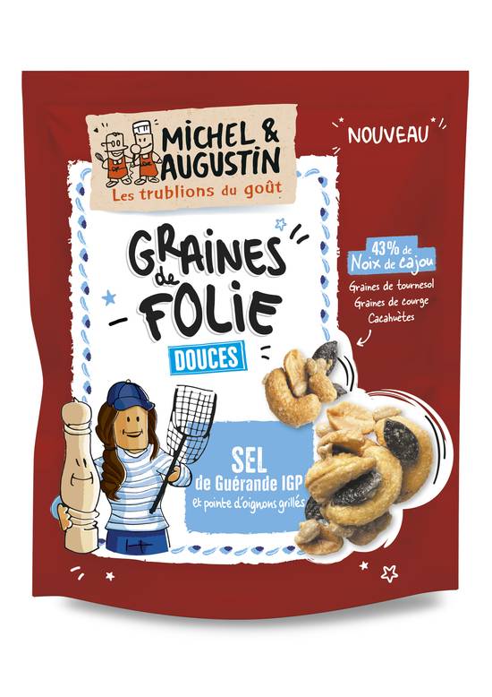 Michel et Augustin - Biscuit salé graines de folie douces sel de Guérande