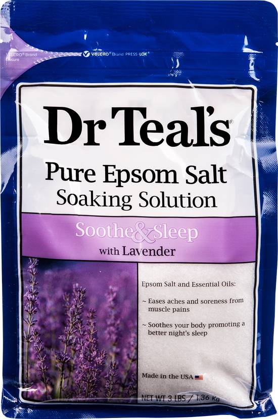Dr Teal's Lavender Epsom Salt Soaking Solution (3 lbs)