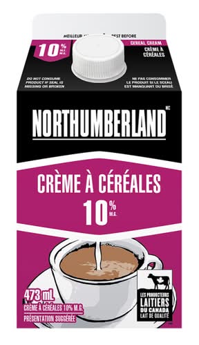 Northumberland Crème À Céréale 10 % 473 Ml / Northumberland 10% Cereal Cream 473 ml