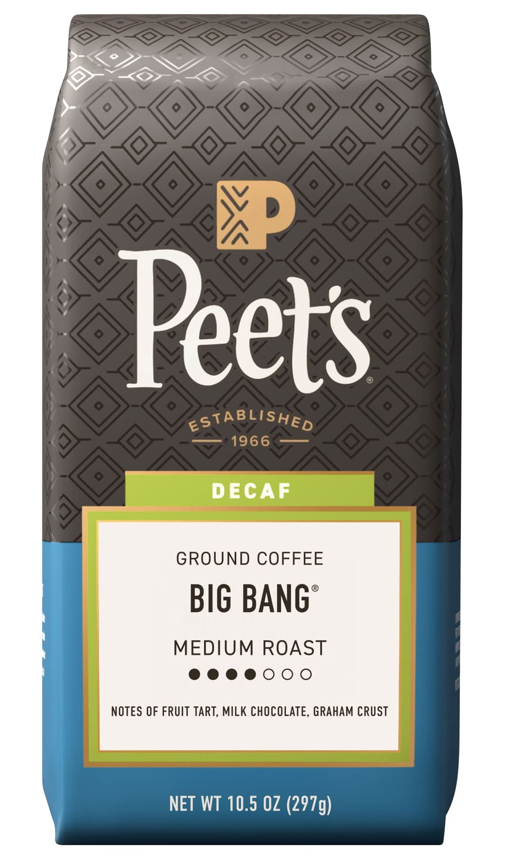 Peet's Coffee Decaf Big Bang Ground Coffee (10.5 oz)