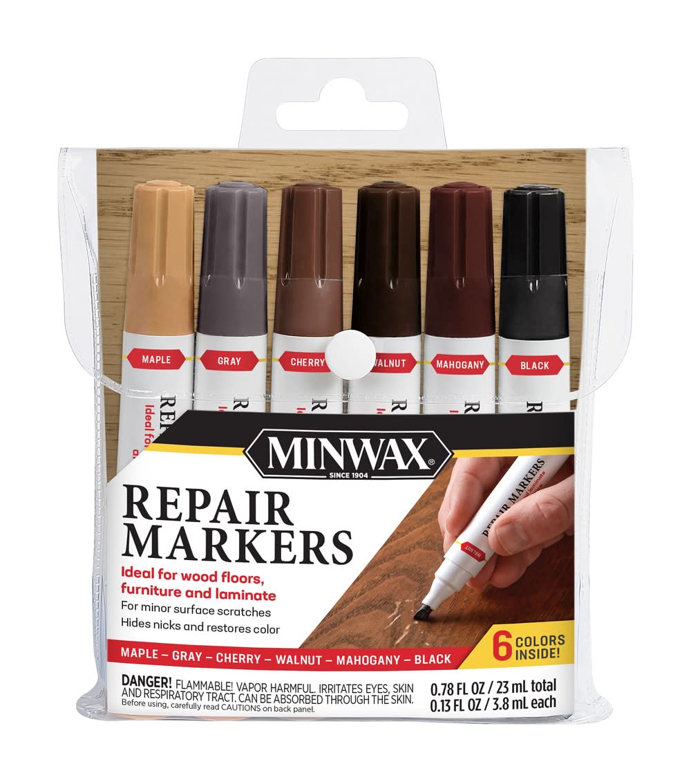 Minwax Maple, Cherry, Walnut, Gray, Black Oil-based Stain marker