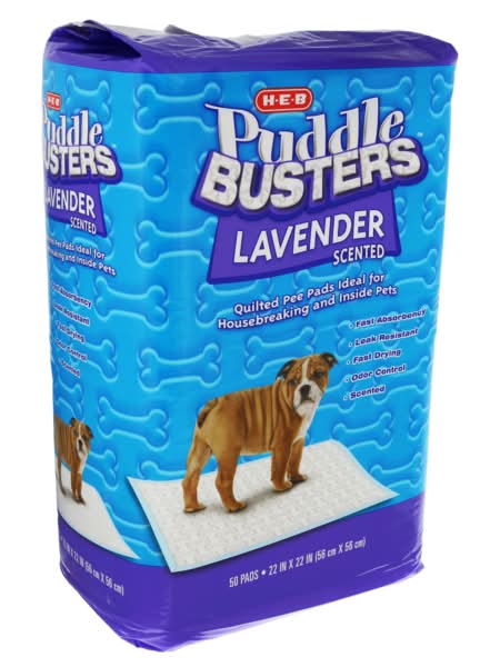 H-E-B · Tapete absorbente puddle busters, lavanda (300 g)