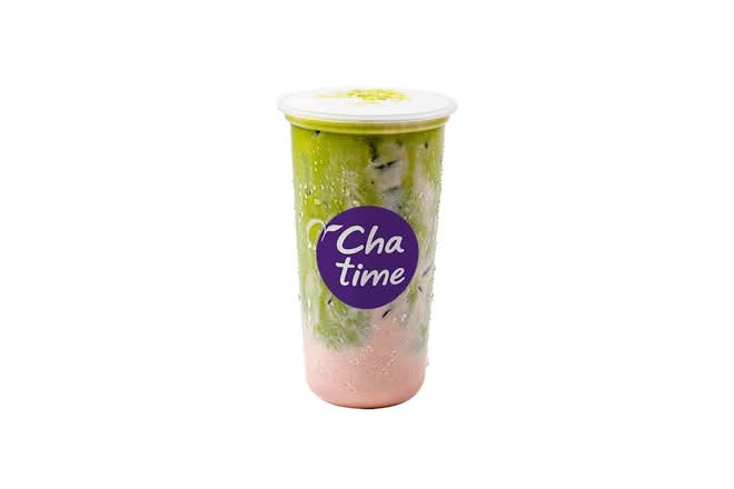 Matcha Strawberry Latte