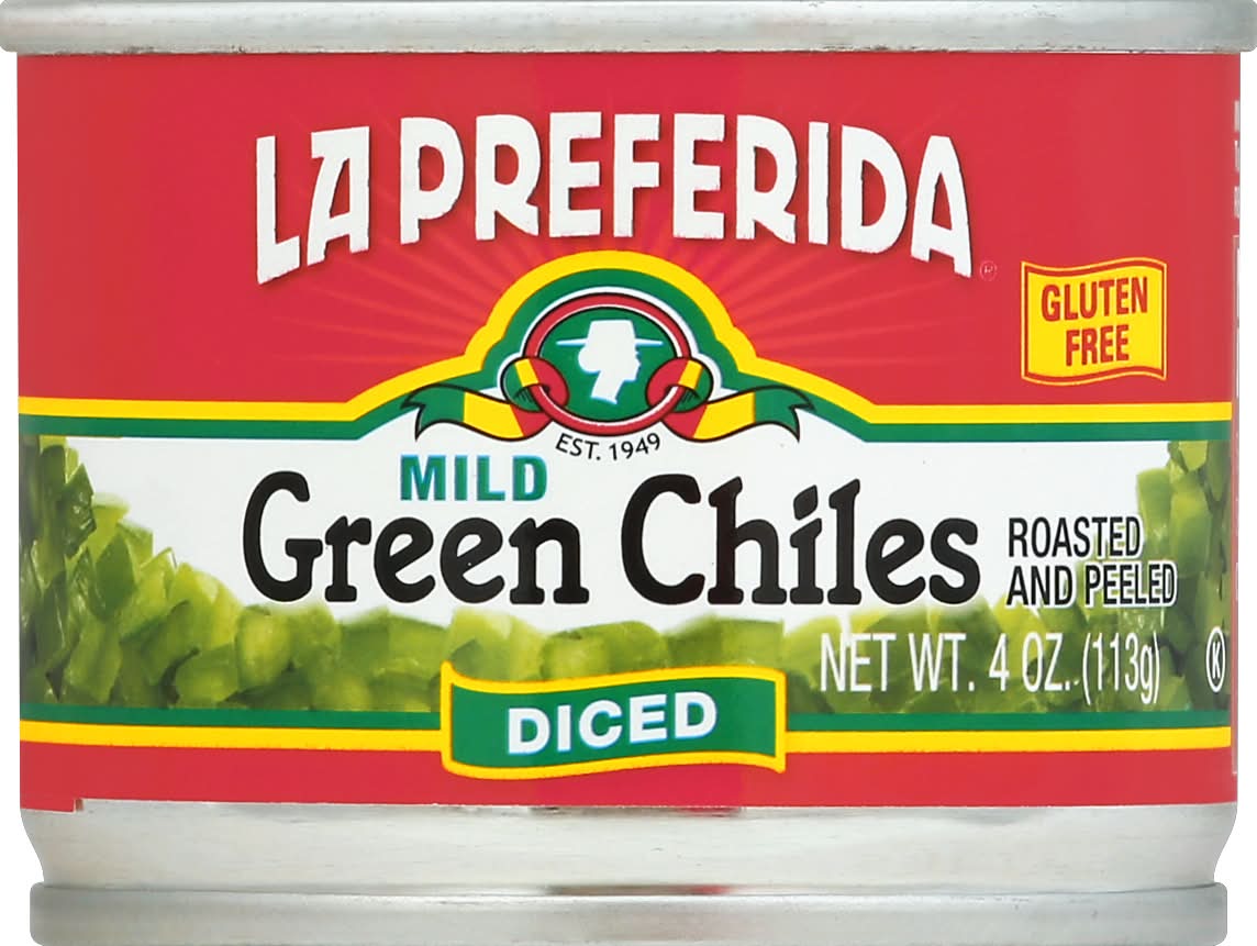 La Preferida Mild Diced Green Chiles (4 oz)