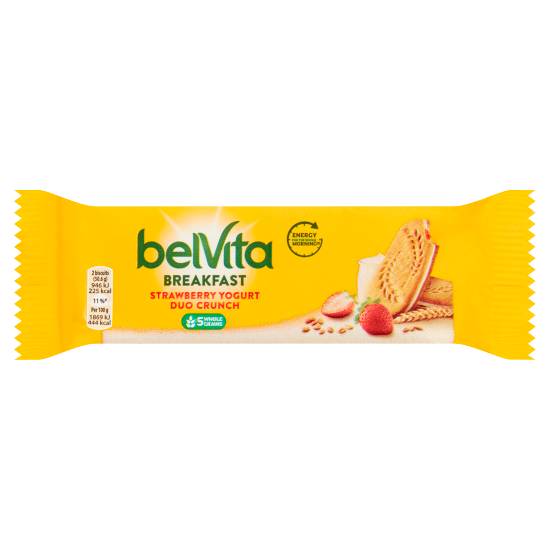 Belvita Breakfast Duo Crunch Strawberry Yogurt Biscuits 50.6g
