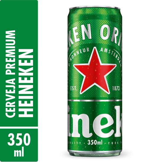 Heineken cerveja pilsen sleek (350 ml)