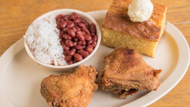 21. Red Beans & Rice & Corn Bread