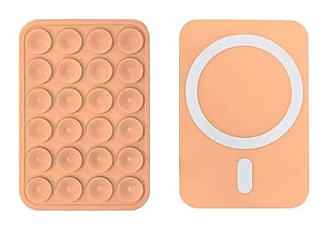 3D Luxe Magnetic Suction Phone Mount for Magsafe Case, Cream (MAG-SUC-CR)